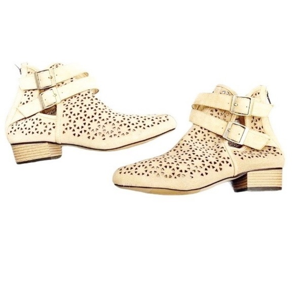 Mark New Laser Cut Out Ankle Boots SZ 10 - Picture 2 of 14